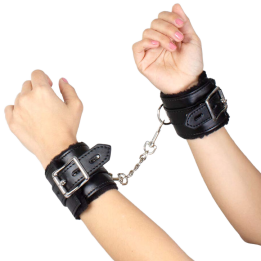 Secretplay - Menottes de Bondage Noires Collection Bdsm