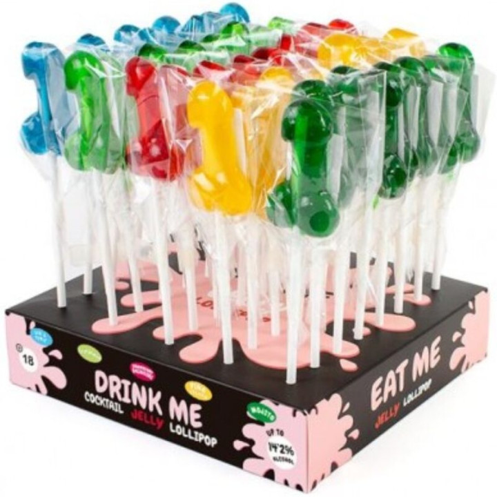 Secretplay - Display Variedade de Pênis Com Álcool 40 Unidades