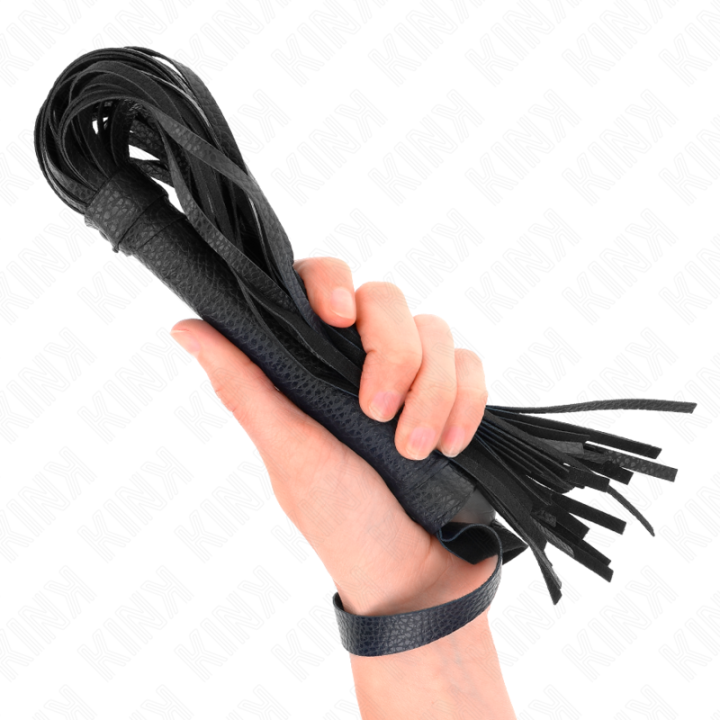 Kink - Látigo Negro Azulado Oscuro 43.5 cm