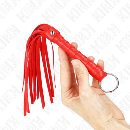 Kink - Mini Chicote Vermelho Simples 28 cm