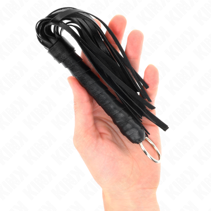 Kink - Einfache Mini-Peitsche Schwarz 28 cm
