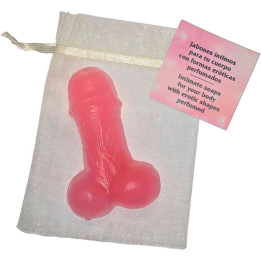Diablo Picante - Sabonete Perfumado em Forma de Pênis Rosa
