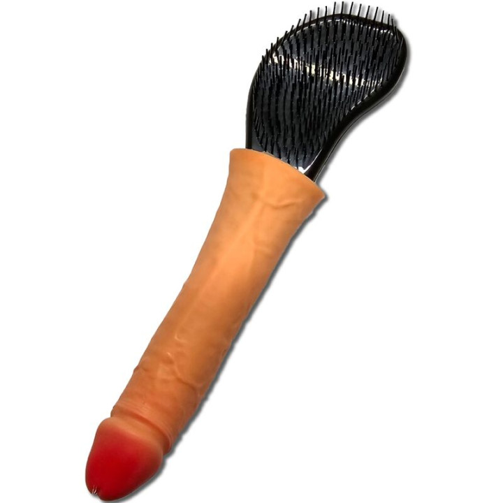Diablo Picante - Spazzola Per Capelli Con Pene Sulla Punta