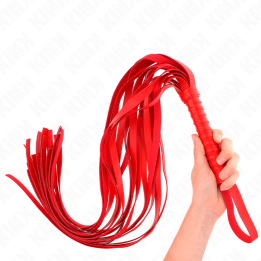 Kink - Chicote Cabo Curto Vermelho 70 cm