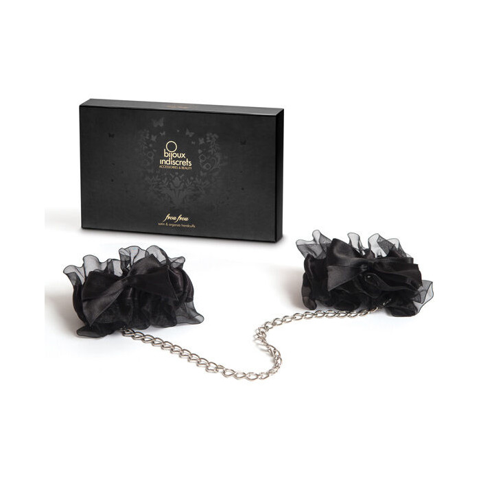 Bijoux - Indiscrets Frou Frou Organza-Handschellen