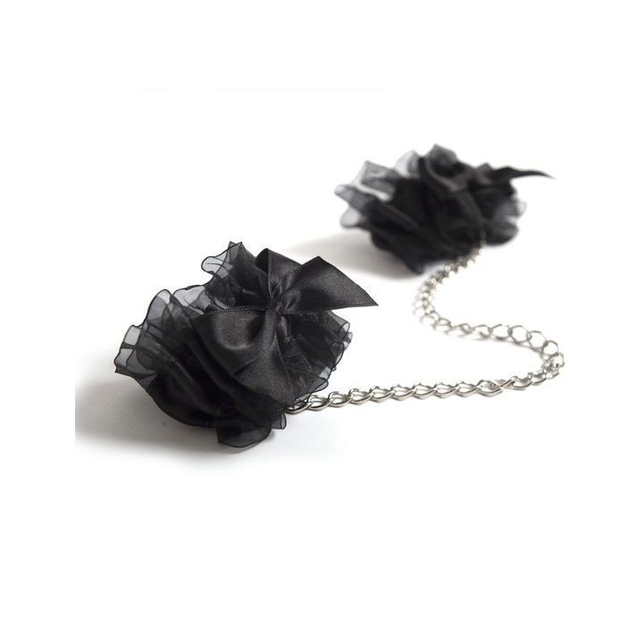Bijoux - Indiscrets Frou Frou Organza-Handschellen