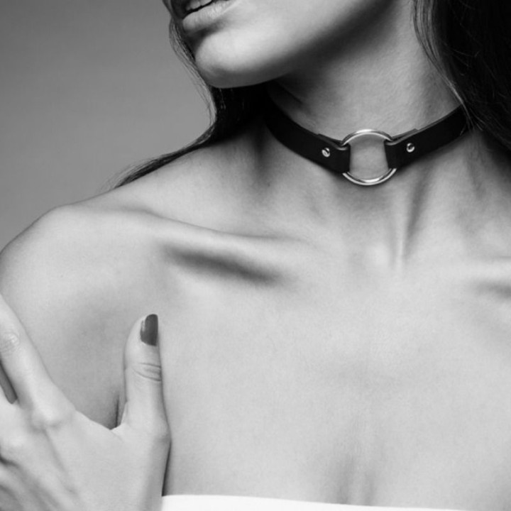 Bijoux Indiscrets Maze - Collier Ras de Cou Noir