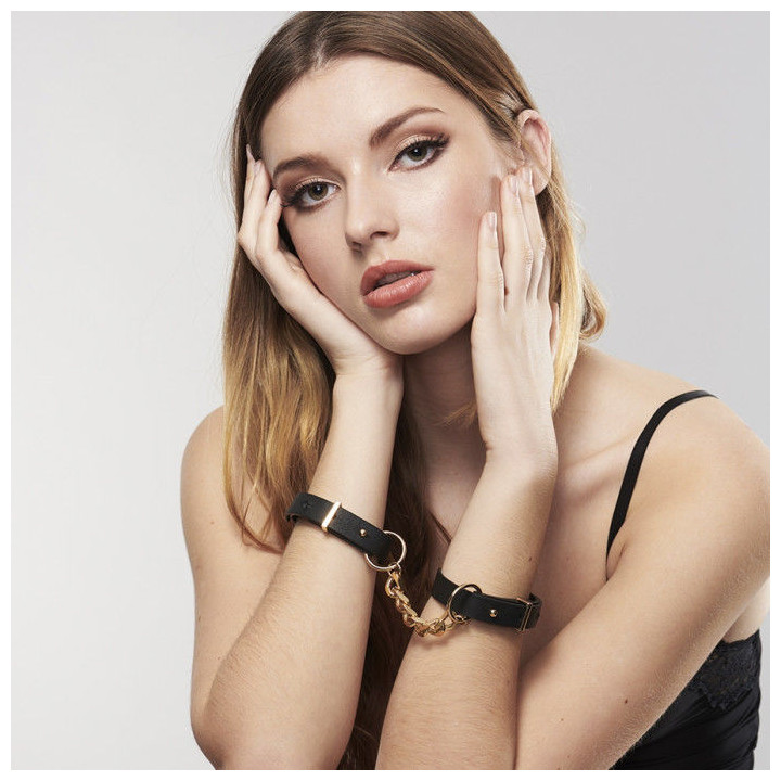 Bijoux - Indiscrets Maze Esposas Brazaletes Negro