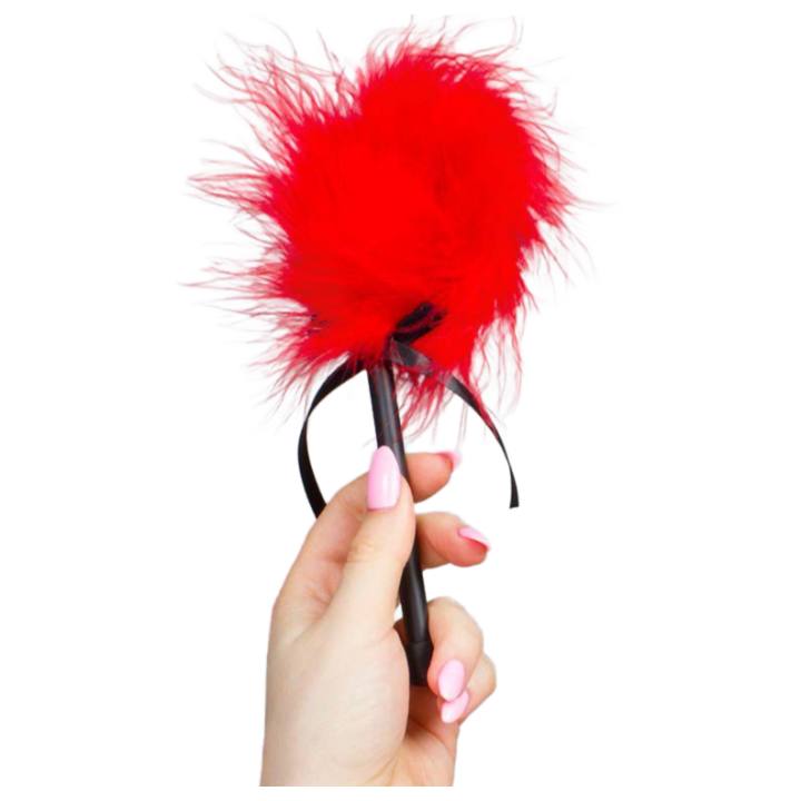 Secretplay - Espanador Marabou Vermelho