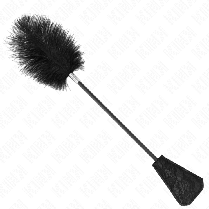 Kink - Penas de Avestruz Para Cócegas Com Palete de Renda 56 cm
