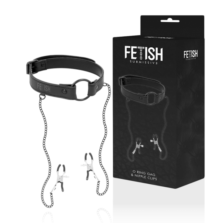 Fetish Submissive - Anneau Billon Avec Pinces Télémon