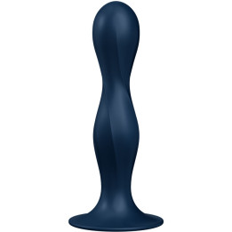 Satisfyer - Gode en Silicone Double Ball-r Grenat