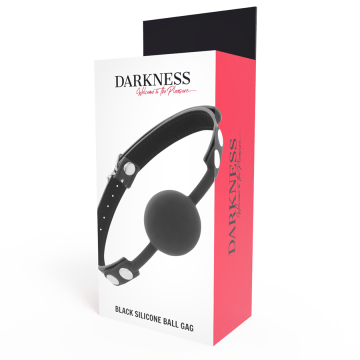 Darkness - Bavaglino in Silicone Nero