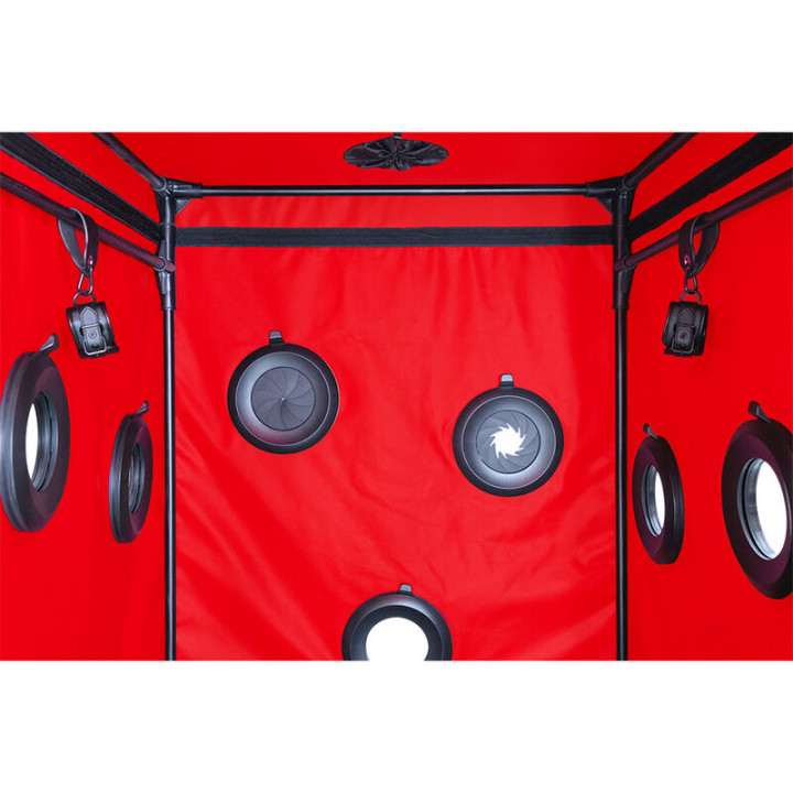 Secret Dome - Escândalo da Cabine do Kink Club Preto e Vermelho
