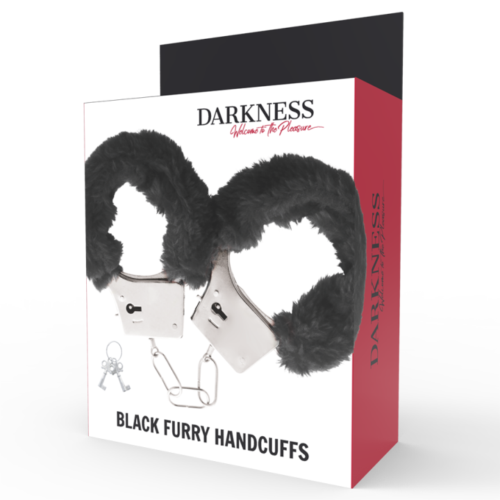 Darkness - Manette in Metallo Rivestite Nere