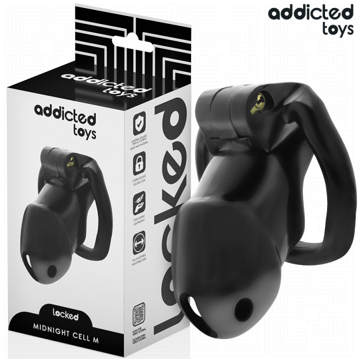 Addicted Toys Locked - Mindnight Cell Gabbia Per Pene Taglia m