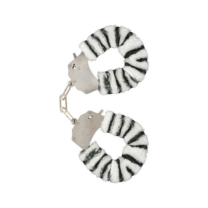 Toyjoy - Punhos Furry Fun Bondage Zebra
