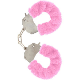 Toyjoy - Furry Fun Mankietki Bondage Roz