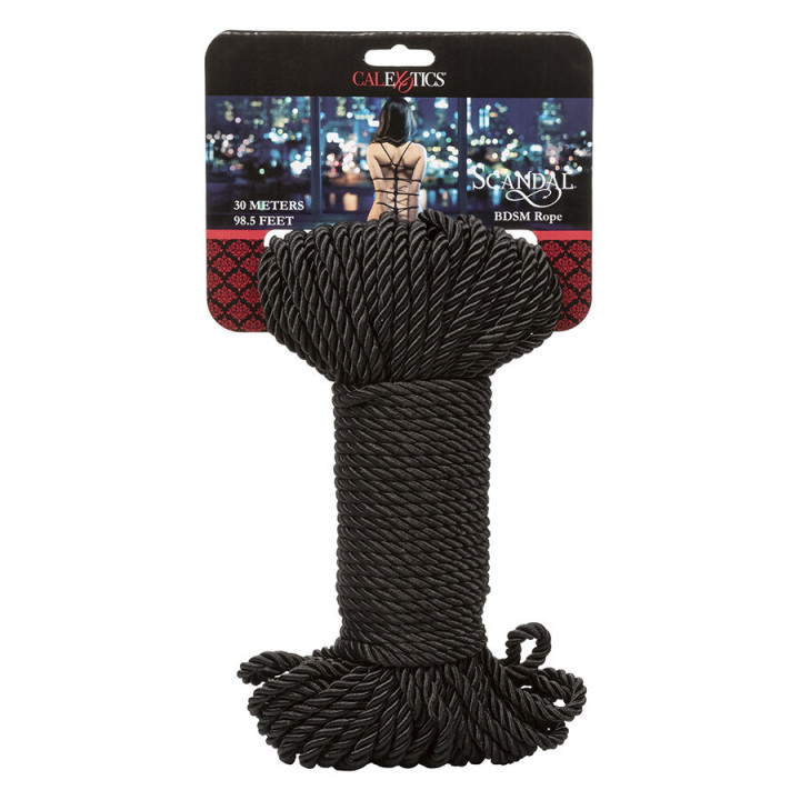Calexotics - Scandal Black Bdsm Rope 30 m