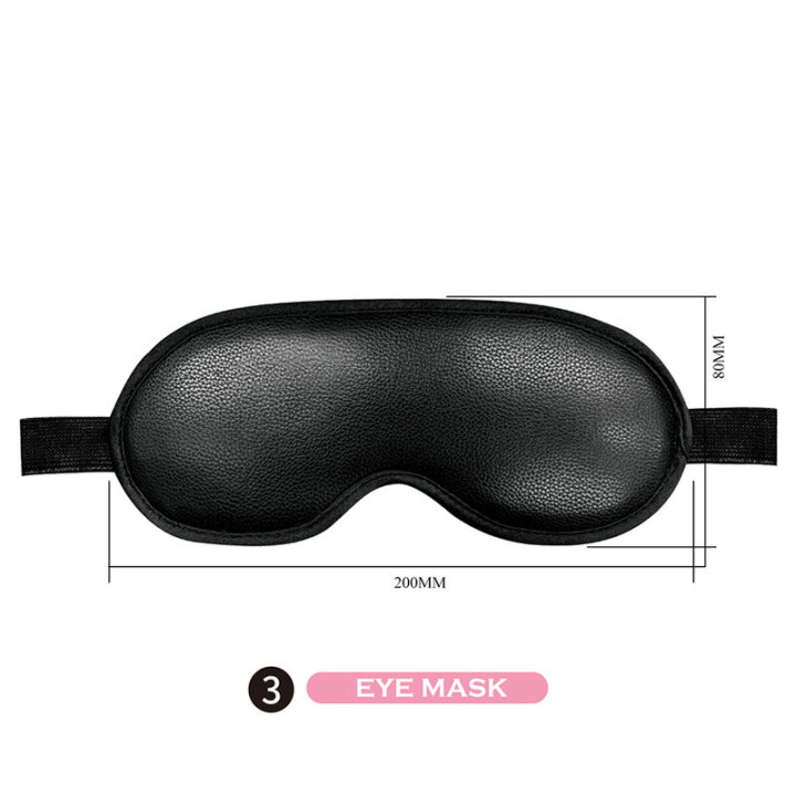 Pretty Love - Kit Bdsm da 8 Pezzi Nero