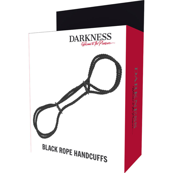 Darkness - Esposas Manos o Tobillos Cuerda 100% Algodon