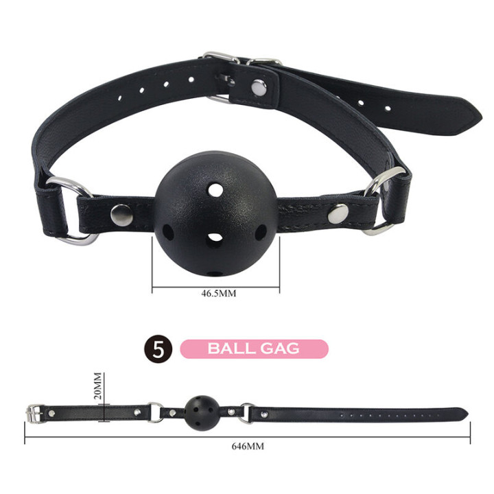 Pretty Love - Kit Bdsm da 8 Pezzi Nero