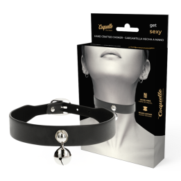 Coquette Chic Desire - Collier en Cuir Vegan Femme Hochet Accessoire