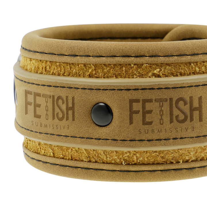 Fetish Submissive Origen - Vegan Leather Ankle Cuffs With Neoprene Lining