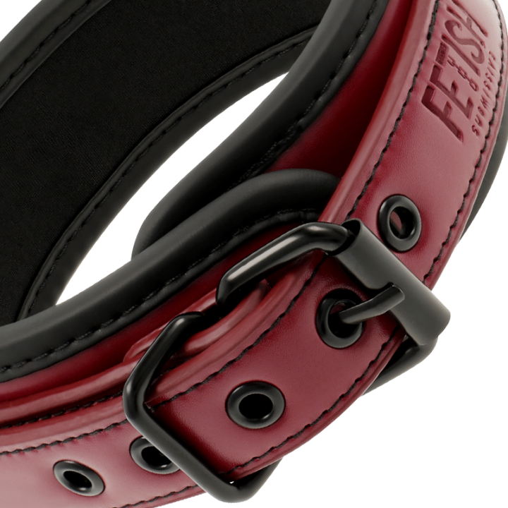 Fetish Submissive Dark Room - Colar de Corrente Com Forro de Neoprene