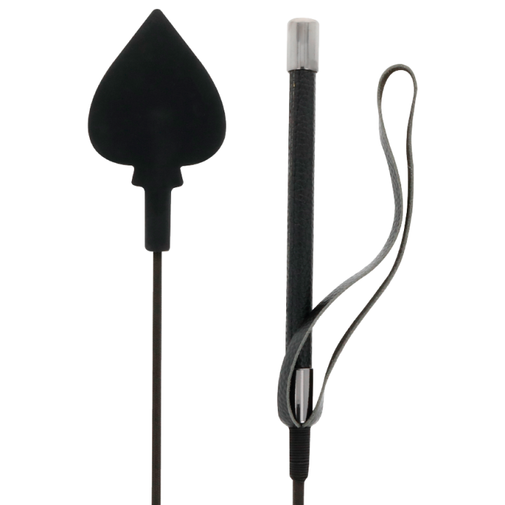 Darkness - Black Silicone Whip 60cm