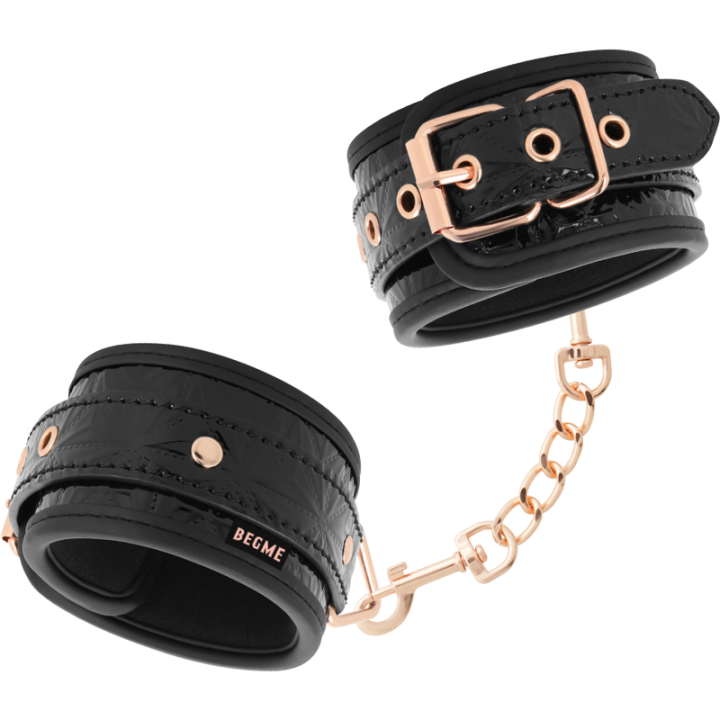 Begme - Black Edition Premium Menottes Pour Chevilles