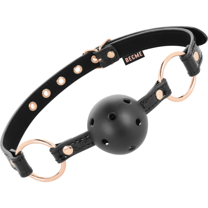 Begme - Black Edition Ballknebel Veganes Leder