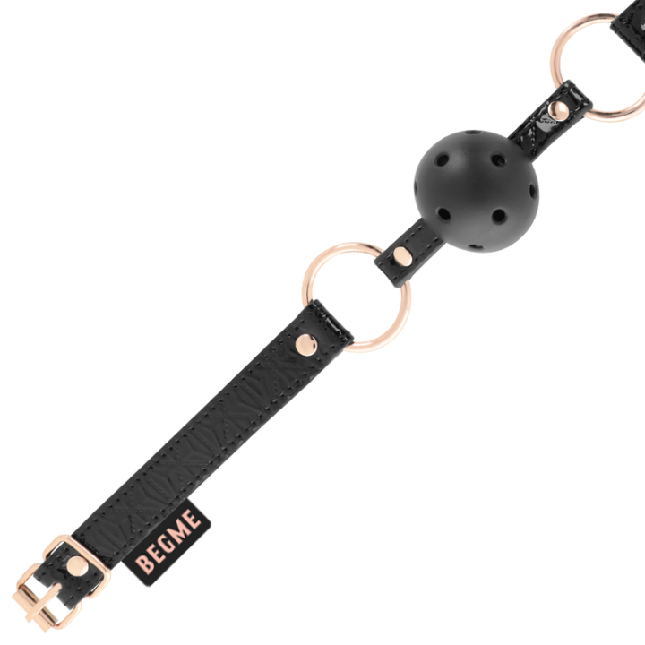 Begme - Black Edition Bola Gag Vegan Couro