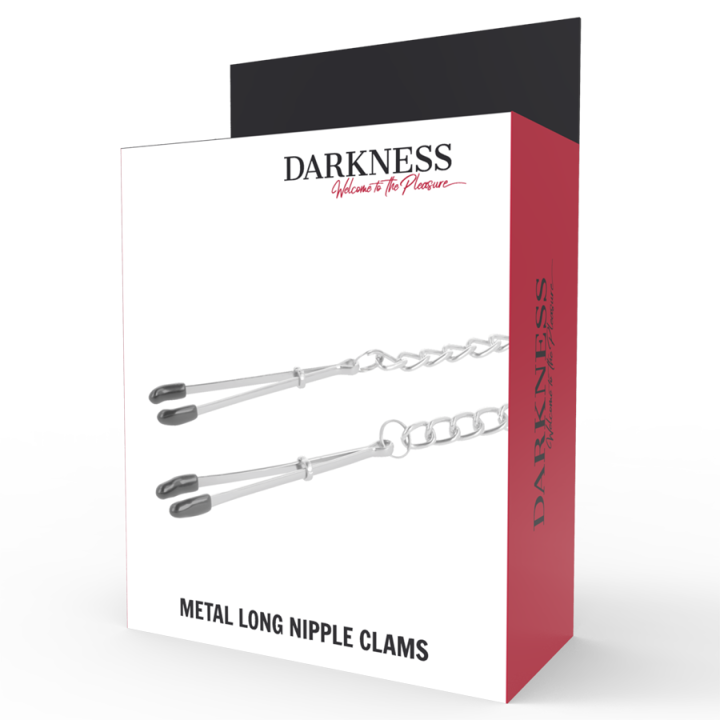 Darkness - Einstellbare Metall-Nippelklammern