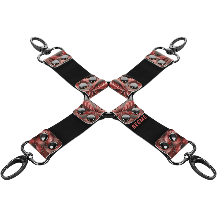 Begme - Red Edition Hog Tie Cuero Vegano