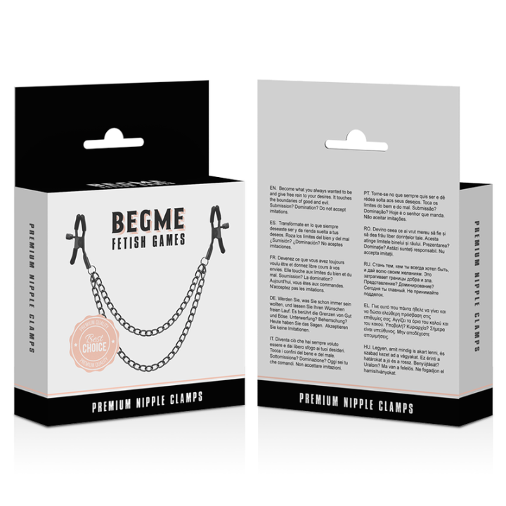 Begme - Red Edition Clips de Bico Com Corrente