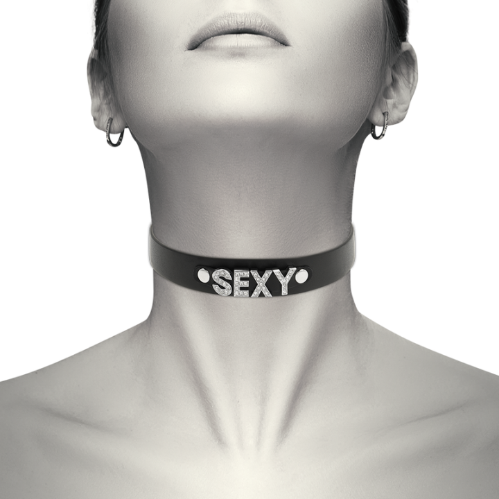 Coquette Chic Desire - Sexy Vegan Leather Choker