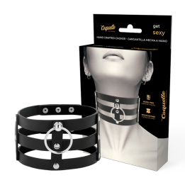 Coquette Chic Desire - Girocollo in Pelle Vegano Stile Fetish