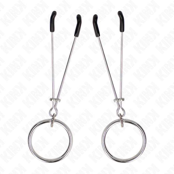 Kink - Thin Nipple Clamps With o-Ring 7 cm