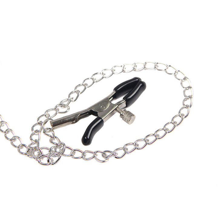 Subblime - 953720 Bondage Leather Strap Breath Clamps Nero Taglia Unica