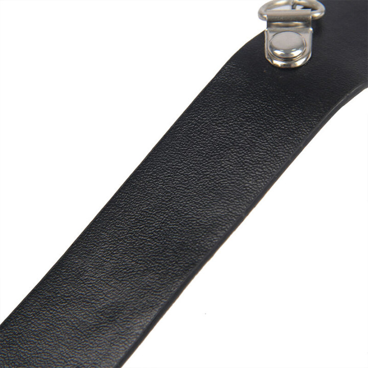 Subblime - 953720 Pinces à Seins en Cuir Bondage Noires Taille Unique