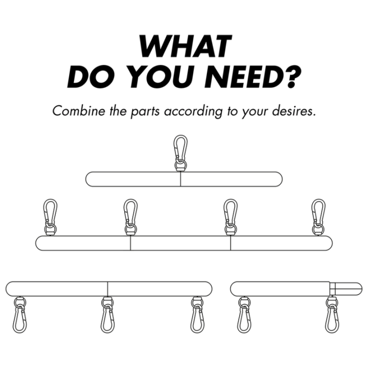 Fetish Submissive Bondage - Barre Séparateur Réglable 4 Pièces