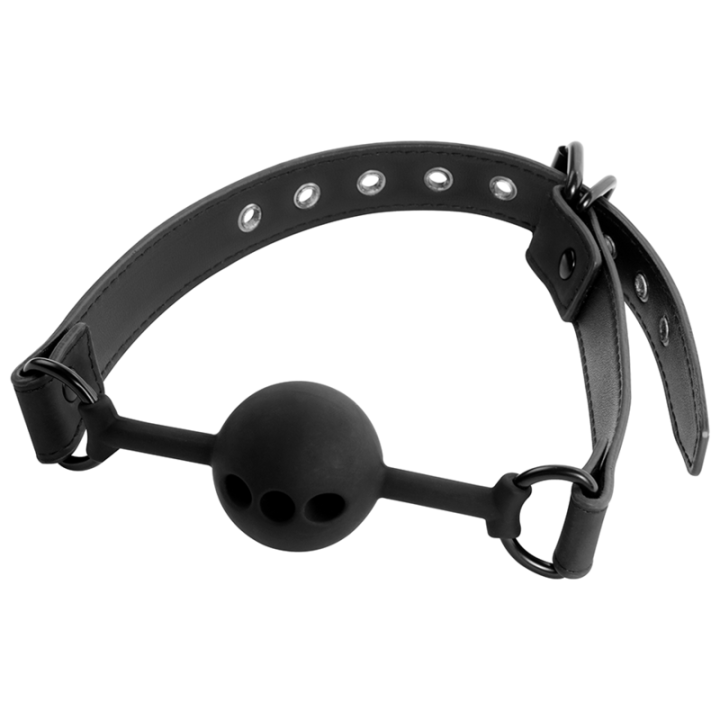 Fetish Submissive Bondage - Bâillon à Boule en Silicone Respirant