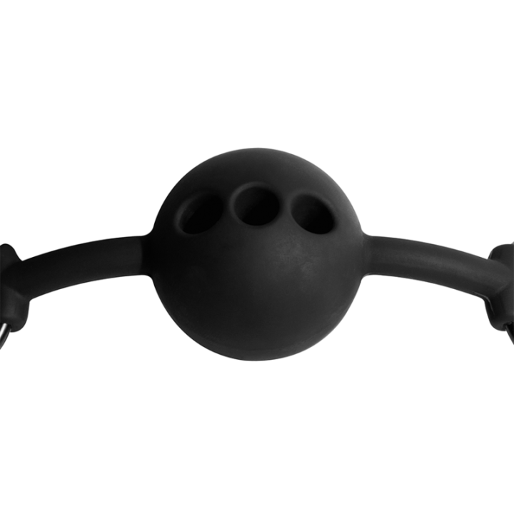 Fetish Submissive Bondage - Mordaça de Bola de Silicone Respirável
