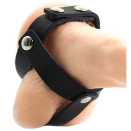 Cage à Balles en Cuir Ohmama Fetish