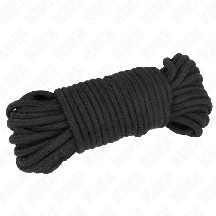 Kink - Corde en Coton 20 Mètres Noir