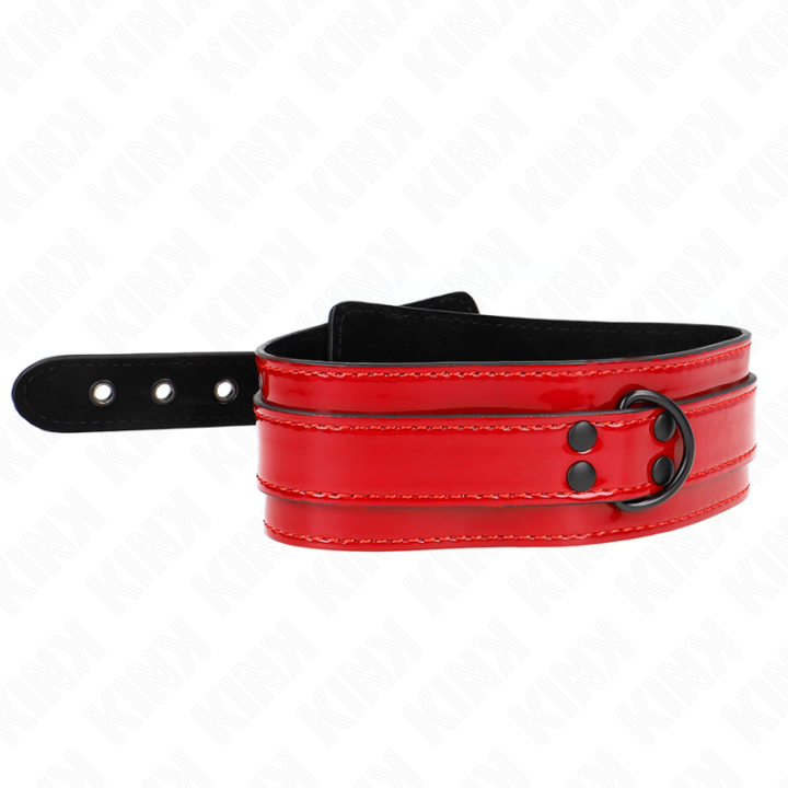 Kink - Collier Ajustable Rouge Vin 37,5-49,5 cm x 5 cm