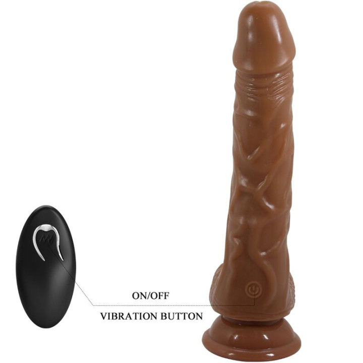 Baile - Bodach Vibrador Realístico Com Ventosa de Controle Remoto