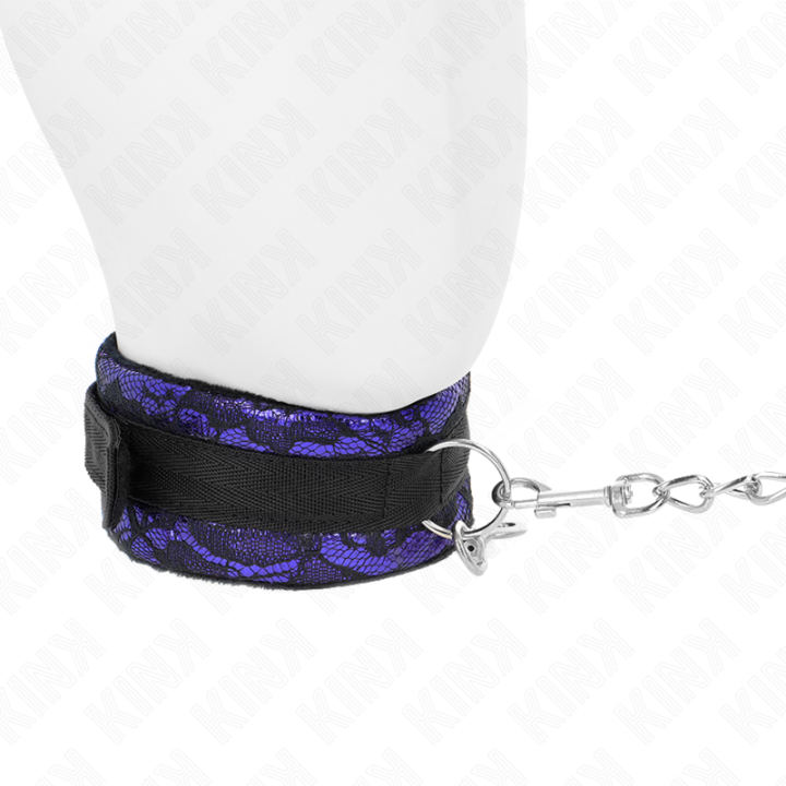Kink - Colar Curto de Renda de Veludo Com Cinto 105 cm Com Defeito em Nylon 44 x 5,5 cm