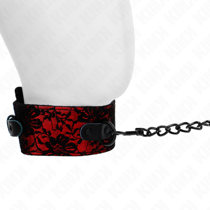 Kink - Spitzenkette Mit Gürtel Mit Echtledergürtel 105 cm / 44 x 5,5 cm